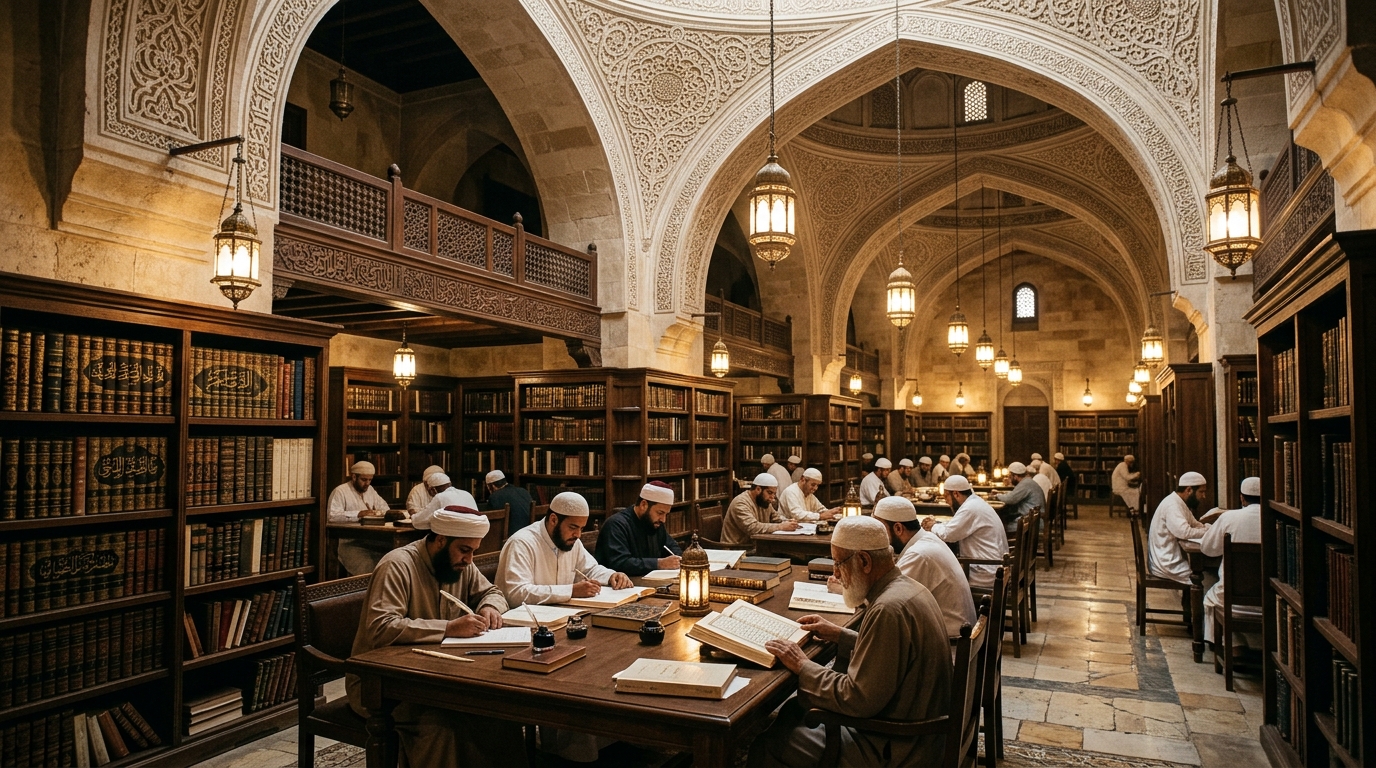معہد الزہراء کی کتب خانہ اور علمی نشست گاہ