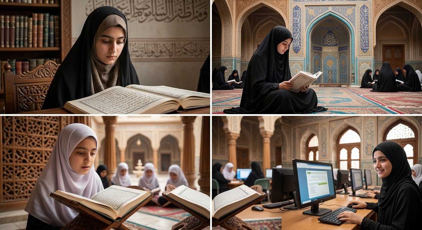 معہد الزہراء کی عمارت اور تعلیمی ماحول